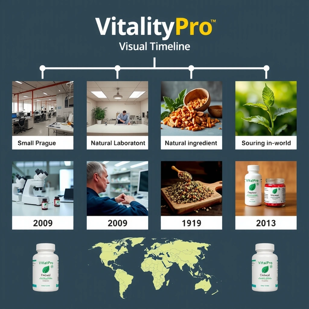 VitalityPro laboratory and research facility timeline
